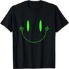 Grün Hab den Tag, den du verdienst Gesicht Grün Farbe Grafik T-Shirt
