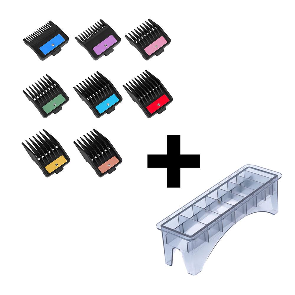 Hair Clipper Magnet Limit Guide Comb for Trimmer Universal Cutting Guide Comb Haircut Tool Professional H Limit comb storage box