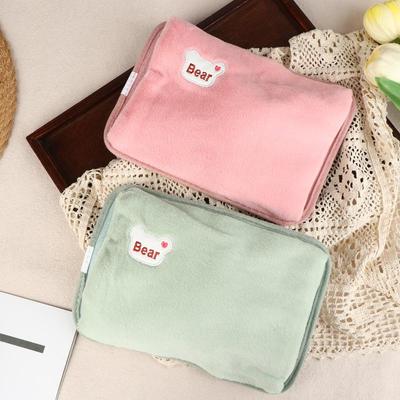 Rechargeable Hot Water Bottle Cute Electric Hand Warmer Reusable Hot Compress Bag Heating Pad Hand Pocket Warmer