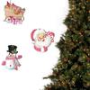 24Pcs/set Hangable Christmas Hanging Pendant Simple Christmas Tree Ornaments  New Year