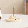 Smooth Surface Incense Stick Holder Round Incense Burning Tray  Home Decoration