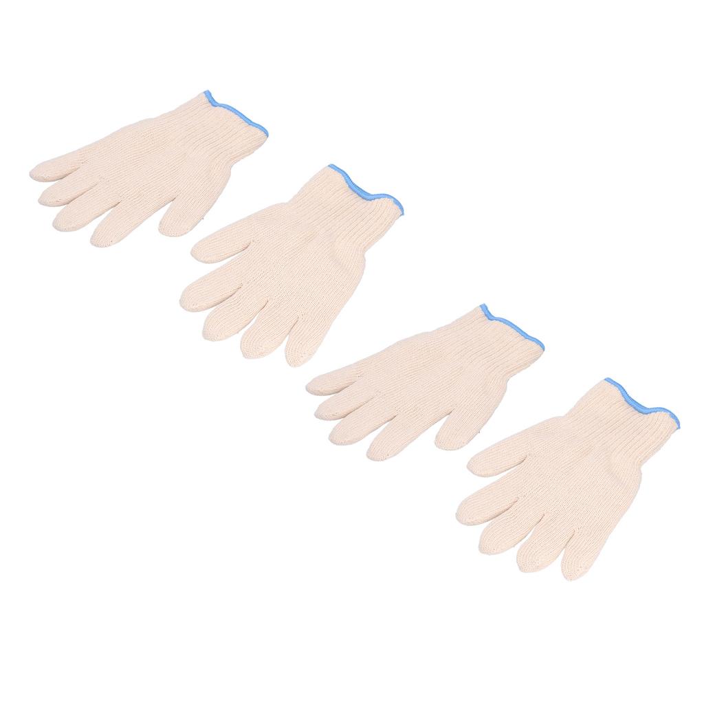 2 Pairs Thermal Insulated Gloves 300 Celsius  Heat Resistant Non Slip Anti Scalding Mitts for BBQ Oven