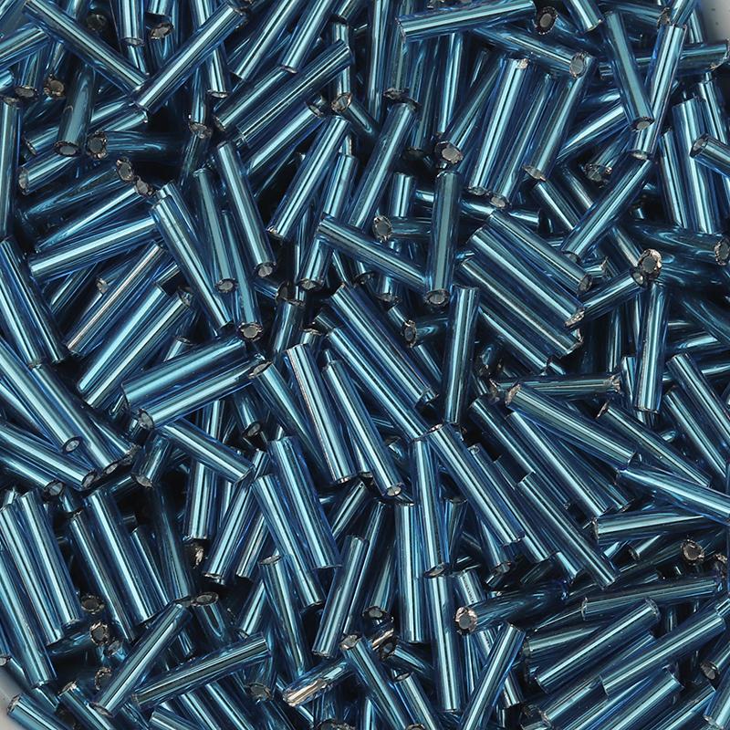 

10/50g Czech Tube Seed Beads 2mm Charms Silverline Spacer Beads Puzzles For Jewelry Making DIY Bracelet Necklace Findings 2mmx140pcs 10g
