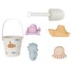 6pcs/Set Beach Playthings Eco-Friendly BPA-Free Food-Grade Silicone - Fun Play Summer Outdoor Playthings ideal for Children featuring Bucket and 4
