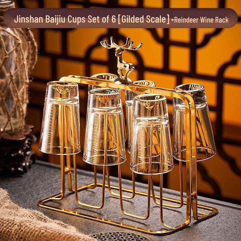 Luxury Handmade Crystal Baijiu Glassware Set