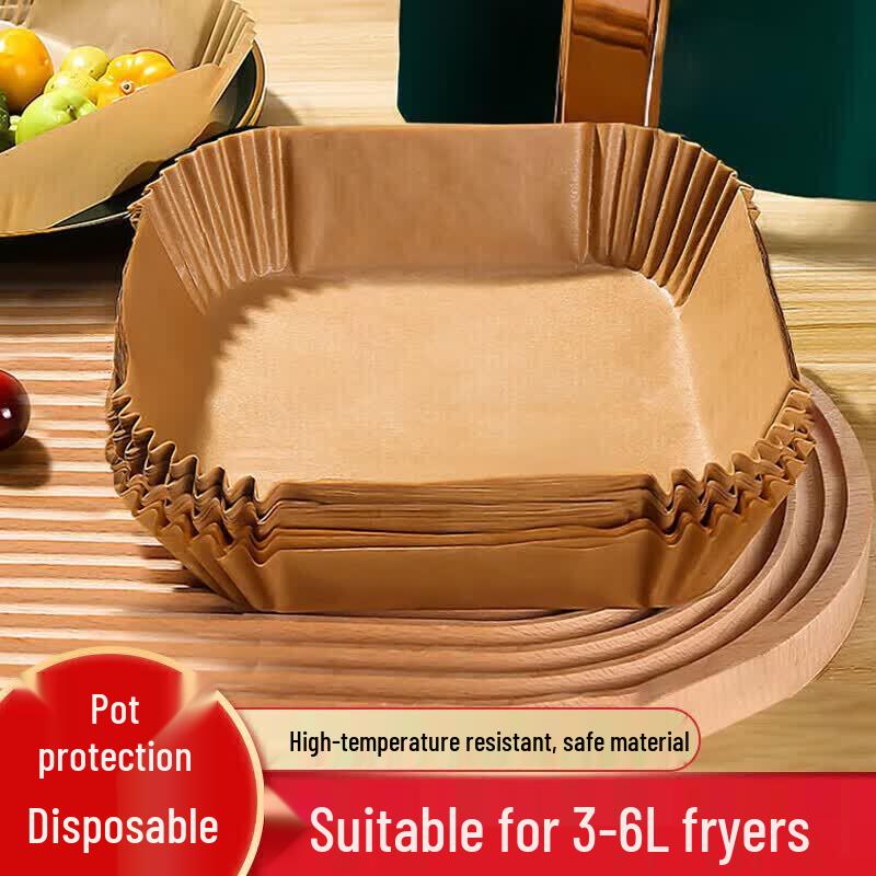Baijie Square Air Fryer Parchment Liners