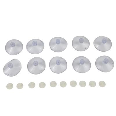 Saugnapf Plastik Gummi Saugnäpfe Haft Saugnäpfe PVC Mit Nägeln 10* Plastik Druckknopf 10*Saugnapf Praktisch