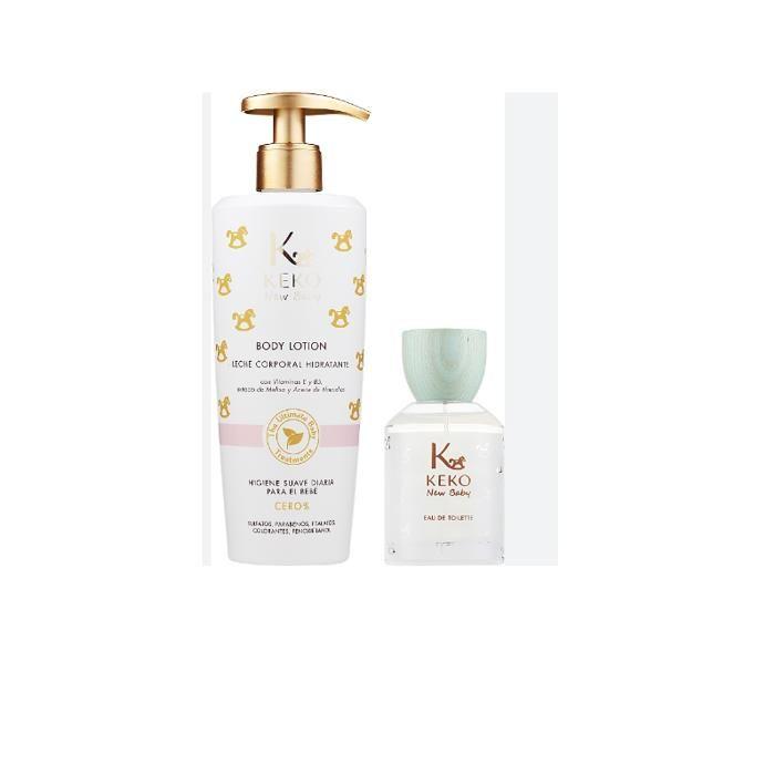 Zestaw upominkowy - Keko - Czarny Tulipan - Balsam do ciała - Woda kolońska 100 ml - Ręcznik upominkowy