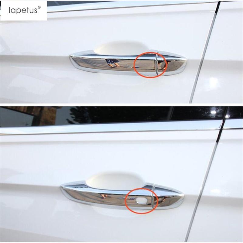 Car Door Handle Molding Decoration Cover Trim Fit For Volkswagen VW Tiguan MK2 2016 -  ABS Chrome / Carbon Fiber Accessories