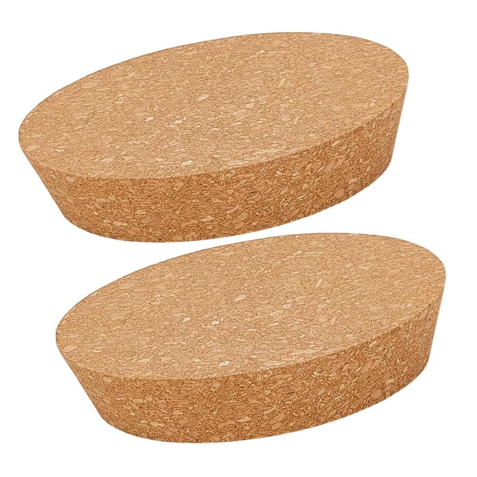 

2Pcs Large Tapered Cork Plugs Wooden Cork Stopper Glass Jar Wine Bottle Lids Natural Soft Wood Replacement for Kitchen 1