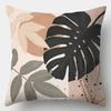 Art Plant Pillowcase 45Cmx45Cm Square Sofa Pillow Cover Abstract Cushion