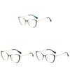 Modern Blue Light Blocking Glasses For Women With Metal Butterfly Frame Stylish And Lightweight