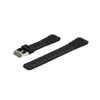 Casio AQS810W S800W SGW 300H 400H AE 1000 1300 1200 atd. Kompatibilní náhradní řemínek 18mm Guma [SOUBI] W-218 ca-023 (Černá)