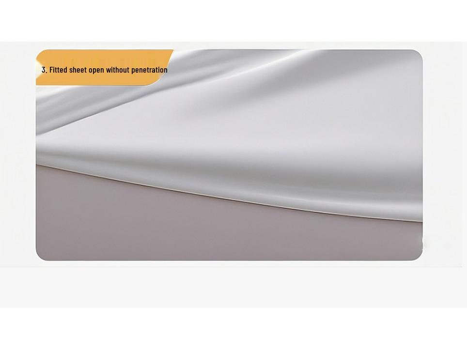 Luochuan Serisi Su Geçirmez ve İdrar Geçirmez Kapitone Lastikli Çarşaf Seti - 3 Parçalı Yatak Koruyucu