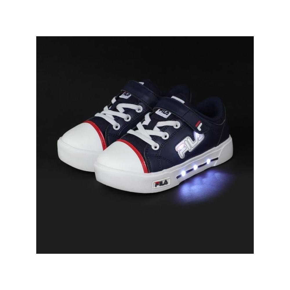 

[fila Kids] Kids Como Light Logo 3xm01330e 150 Q0z3xm01330e150 whitebluewhite/140