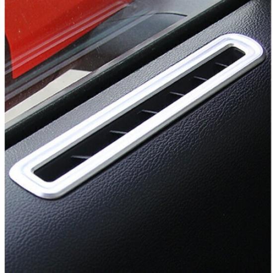 Air Outlet FOR Ford Mustang 2015-2019 2020 Silver Cover Trim Car Internal Door