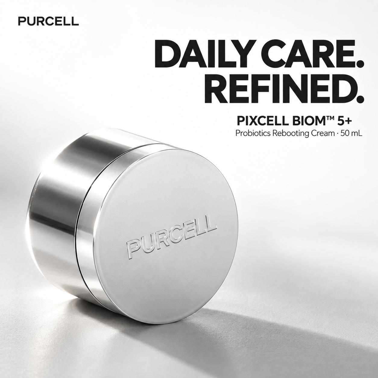 PURCELL - Pixcell Biom 5+ Probiotics Rebooting Cream 2026 Version - 50ml