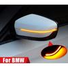 Smoked Lens Dynamic LED Side Mirror Turn Signal Light Indicator For BMW 3 5 6 7 8 Series G11 G12 G14 G15 G16 G20 G30 G38 M5 F90,Left Hand Drive