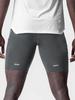 Men's Outdoor Quick-Dry Elastic Training Shorts with Reflective Details