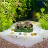 Other Aquarium Supplies Fish Tank Barrel Ornaments Tanks Hideaway Rock Resin Hideout Decor Cave Adorn