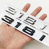 Logo Stile Auto 3D ABS Cromato Nero 316i 318i Emblema Baule Posteriore Adesivo Per BMW Serie 3 E36 E46 Accessori Auto