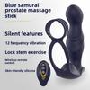 Prostate Massager Wireless Remote Control Male Masturbation Rear Anal Plug Cum Locking Ring Vibrator