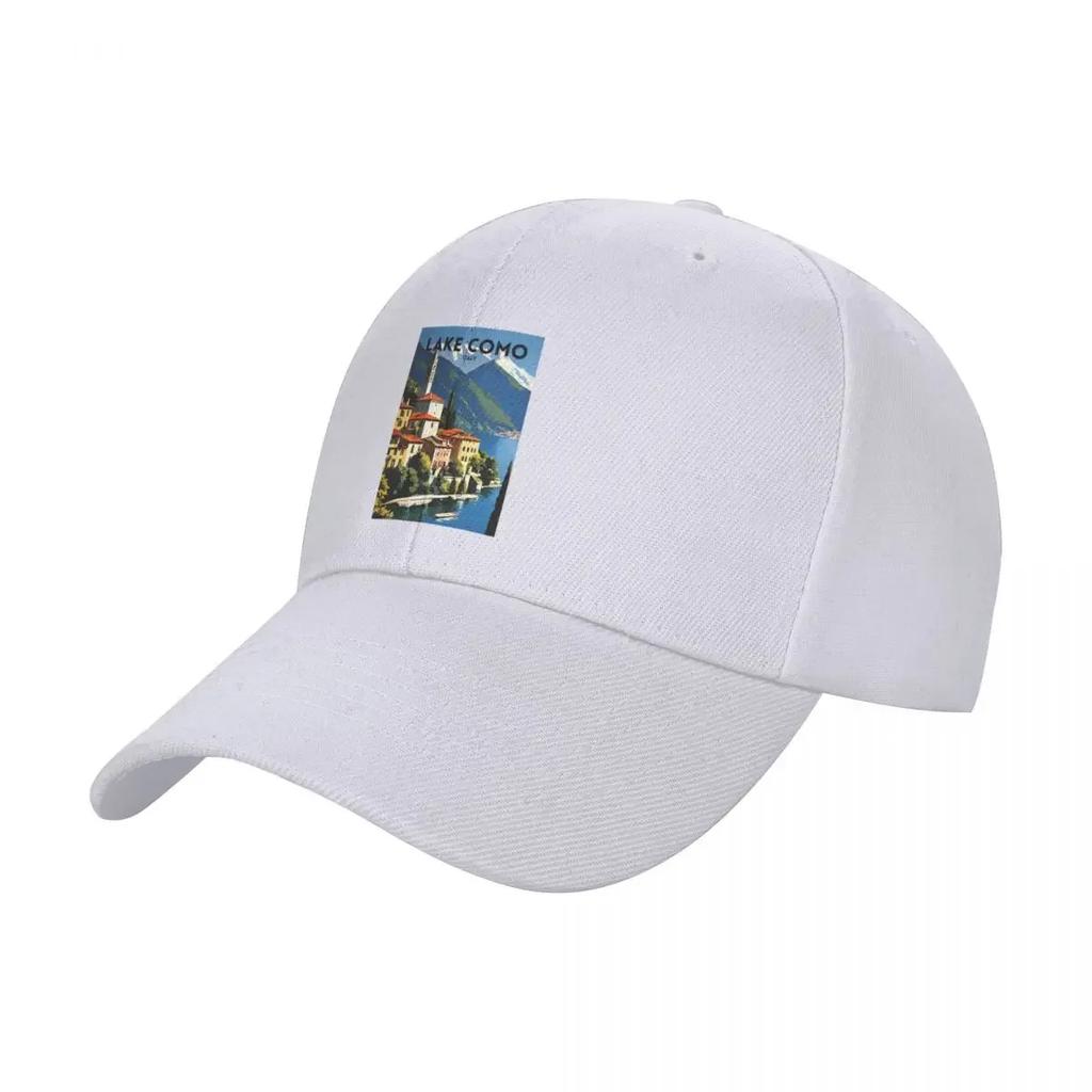 Lake Como Italy Traditional Travel Poster Baseball Cap hiking hat Anime Fashion Beach hats for men Caps Women Mens