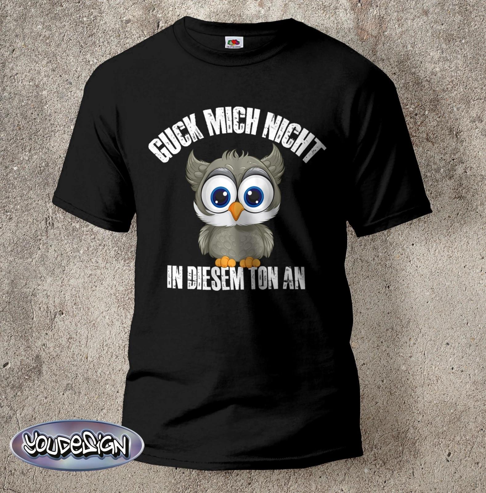 Don t look at me in this tone shirt saying T-shirt funny cult owl S-5XL S