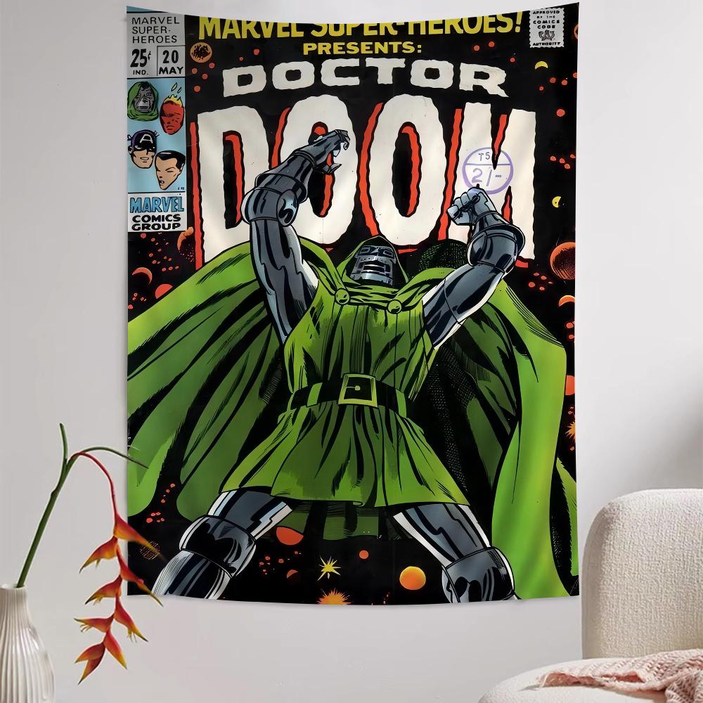 MF DOOM Buntes Wandteppich Wandbehang Hängendes Tarot Hippie Wandteppiche Schlafsaal Heimdekoration
