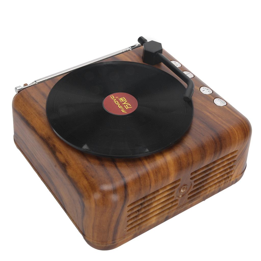 Mini Retro Vinyl Record Player Speaker Wireless Bluetooth High Definition Subwoofer Voice Box