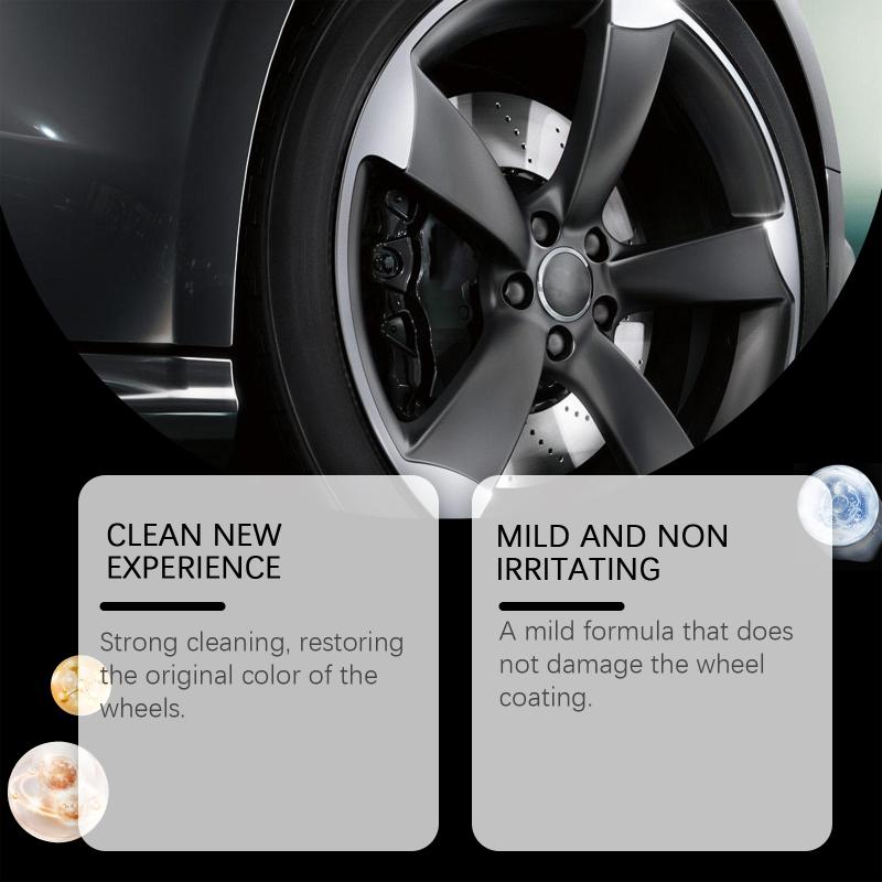 Wheel and Tire Restorer 120ml Spray Revives Dull Rubber Removes Dirt Leaves Glossy Finish Auto Detailing