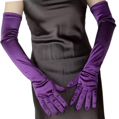 Long Elastic Arm Cover Gloves Soft Breathable for Women Outdoor Activities