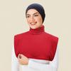 Perfect Match Soft Elastic Modal Detachable Collar Square False Collars Solid Color Turtleneck High Inner Neck Cover For Women Scarf