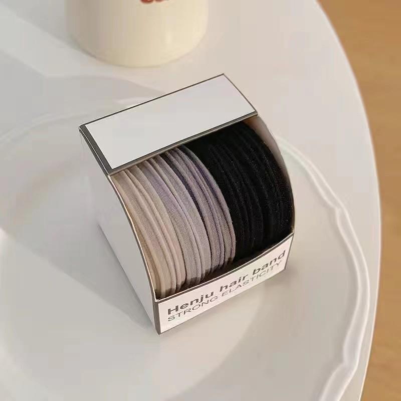 Korean Elastic Durable Seamless Hair Band Set for Women