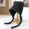 Korean ins wind cat ears knitted hat balaclava hat women's warm and cold ear protection wool hat