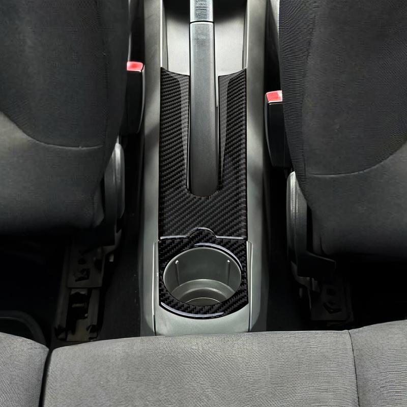 Per SEAT Cordoba Ibiza 6L (2002-2009) Accessori Trim Adesivo Interno in Fibra di Carbonio. Copertura Pannello Cambio Marce Console Centrale Auto.