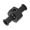 Fuel Pressure Gauge Adapter T Shape 3Celsius8in Hose Port 1Celsius8in NPT Fitting   Auto Parts