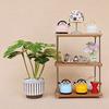 1/12 Dollhouse Mini Simulation Monstera Potted Model Dollhouse Green Plant Decoration Dolls House Living Decor Accessories