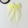 Accesorio para el Cabello Infantil con Lazo de Encaje Pinza para el Cabello Estilo Bosque Dulce Pinza para el Cabello Bordada con Malla de Cinta Elegante para Mujer
