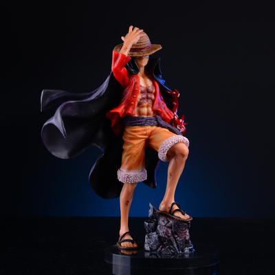 One Piece Figure LX New Four Emperor Luffy Standing Doll Desktop Ornament Two-dimensional Animation Peripheral Ornament Gift