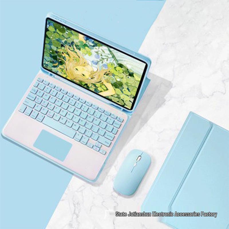 2026 iPad Air 11-inch Bluetooth Keyboard Case A2591 with TPU Shell