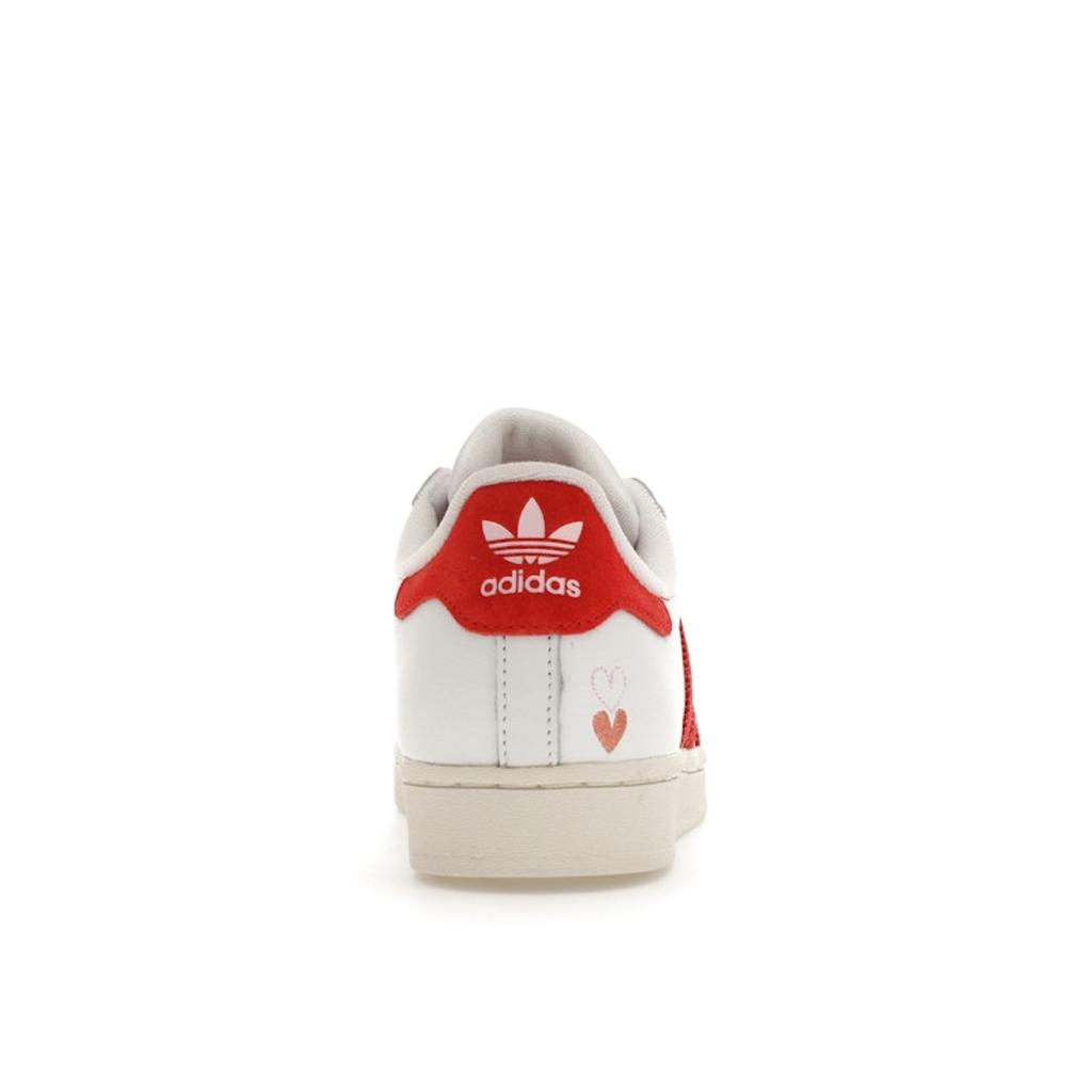 Adidas Superstar Valentines Day 2024 Women Sneakers White Cloud-White Bright-Red IG5958