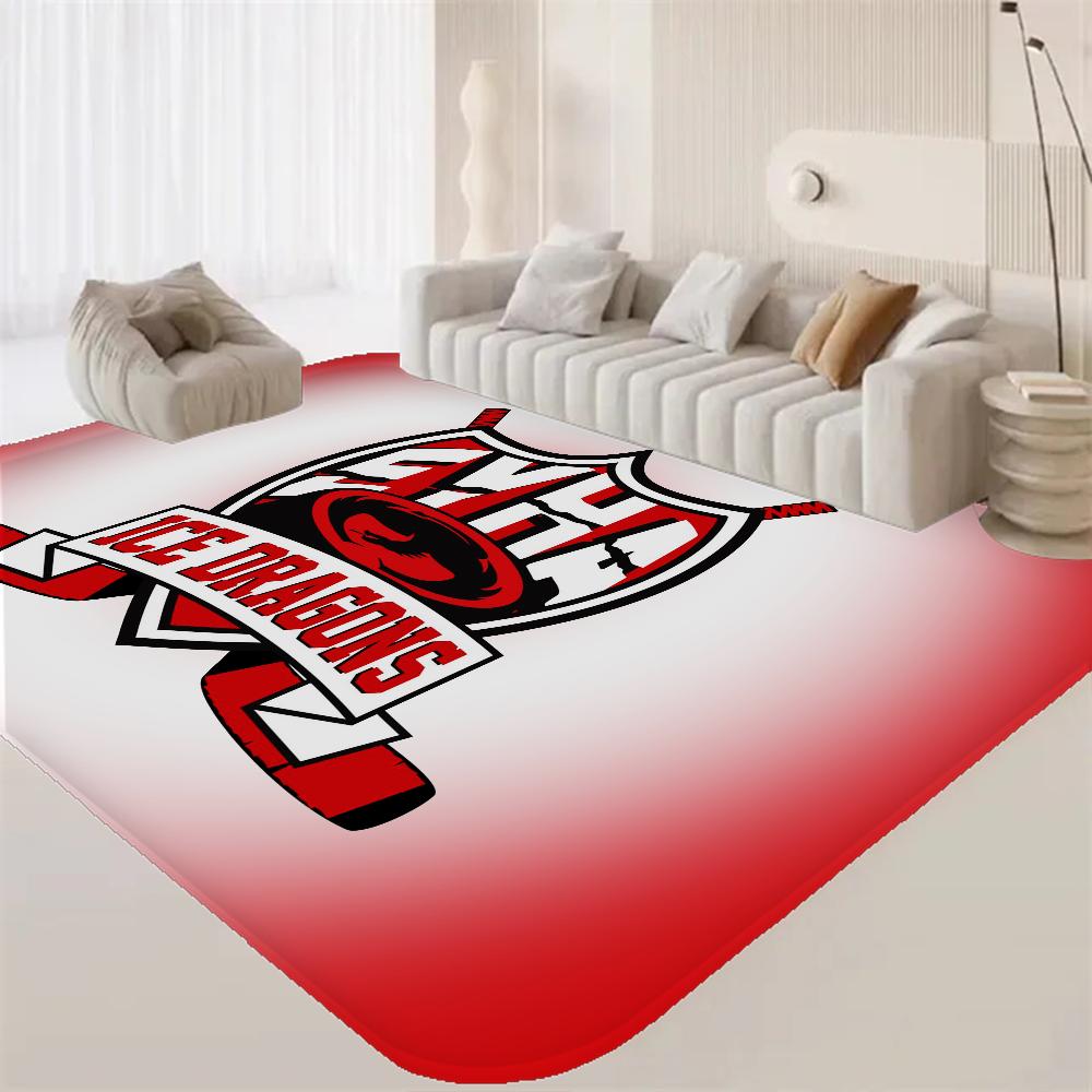 Sports Ice Hockey Floor Mat Cheaper Anti-slip Modern Living Room Balcony Printed Bedside Mats