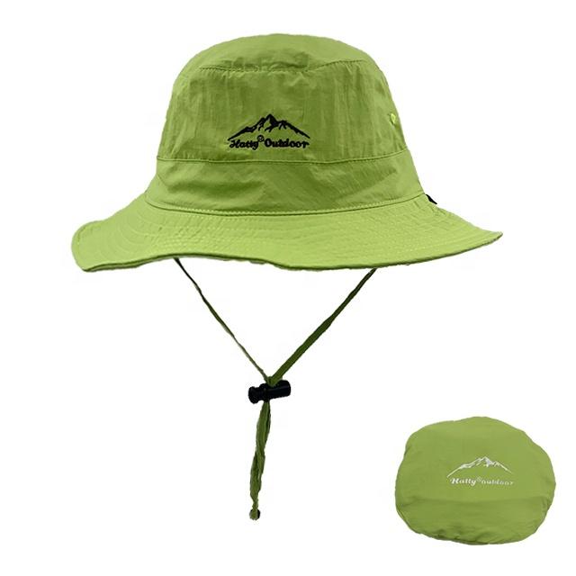Cappello Parasole Giungla Pieghevole Asciugatura Rapida Impermeabile con Logo Personalizzato di Alta Qualità Cappello Safari da Esterno Cappello da Pesca da Tasca