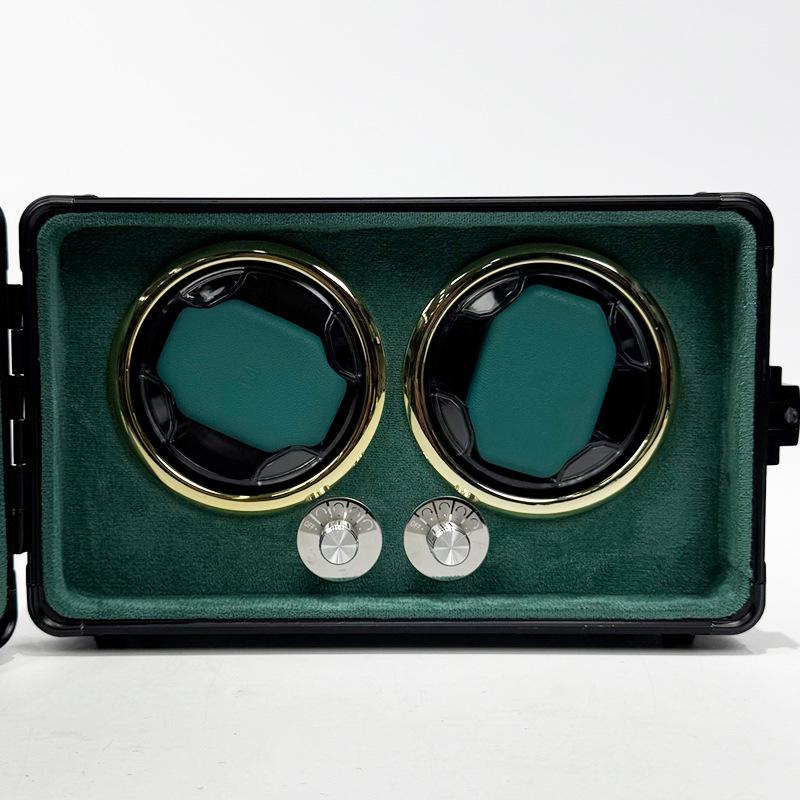 Aluminum Alloy Mechanical Watch Winder: Home Use Self-Winding Rotating Storage Box