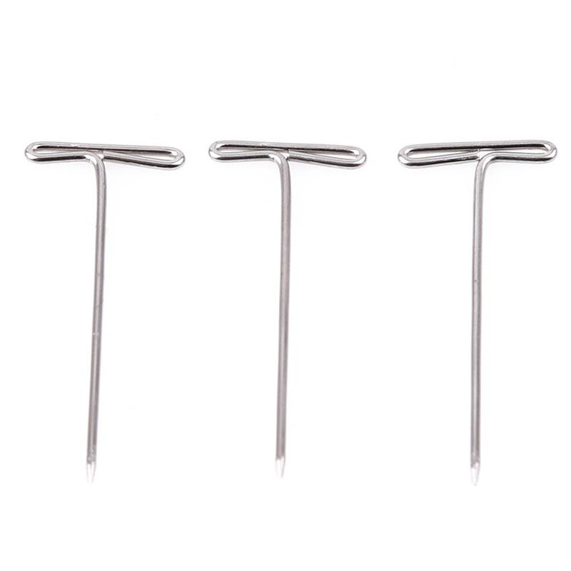 T Pins for Wig on Foam Head Style T Pin Needle Hair Salon Styling Tools