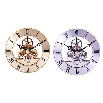 L'horloge à Quartz de 86MM insère des pièces de rechange de mouvement, des chiffres romains