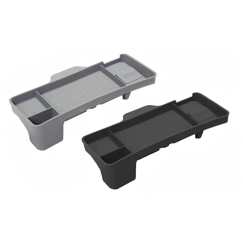 ETC Storage Box for Tesla Model 3 Highland Model Y 2025 Screen Rear Bracket Tissue Glasses Storage Organizer Tray Accessories