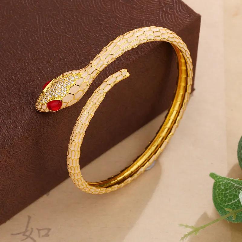 

New Snake Bracelet Women s Open Light Luxury Bracelet Fashion Trendy Accessories one size(17-20cm)