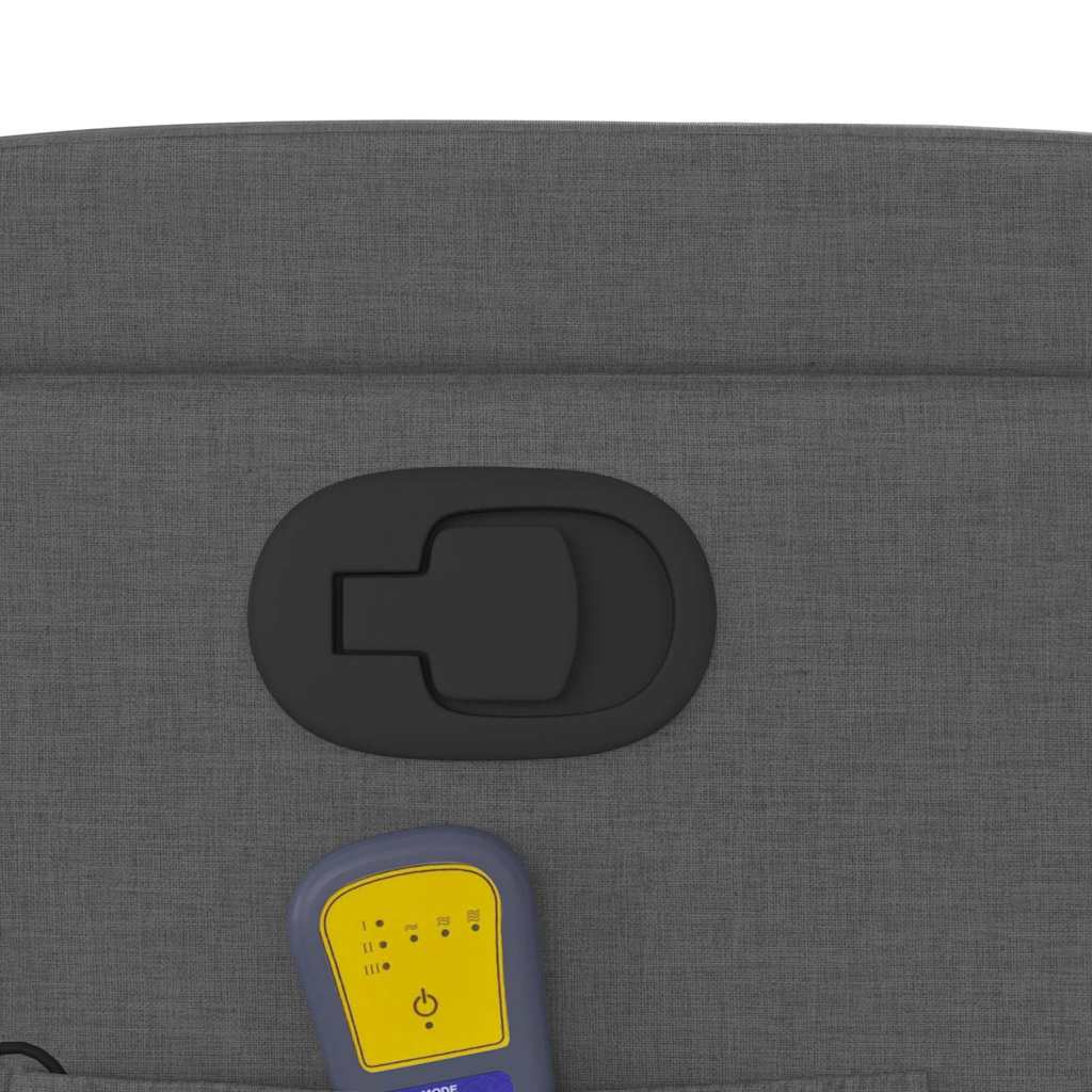 Massage Relax Chair Fabric Dark Grey